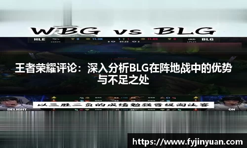王者荣耀评论：深入分析BLG在阵地战中的优势与不足之处