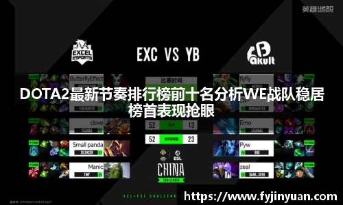 DOTA2最新节奏排行榜前十名分析WE战队稳居榜首表现抢眼